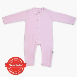 Magnetic Me Soft Petal Pink Organic Cotton Coverall Body Suit 0 - 3 Months